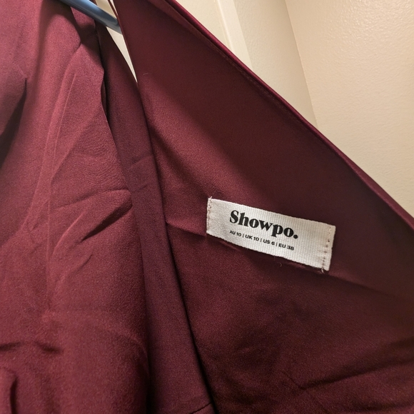 Showpo Felt So Happy Midi Dress in Wine Red - Picture 4 of 5